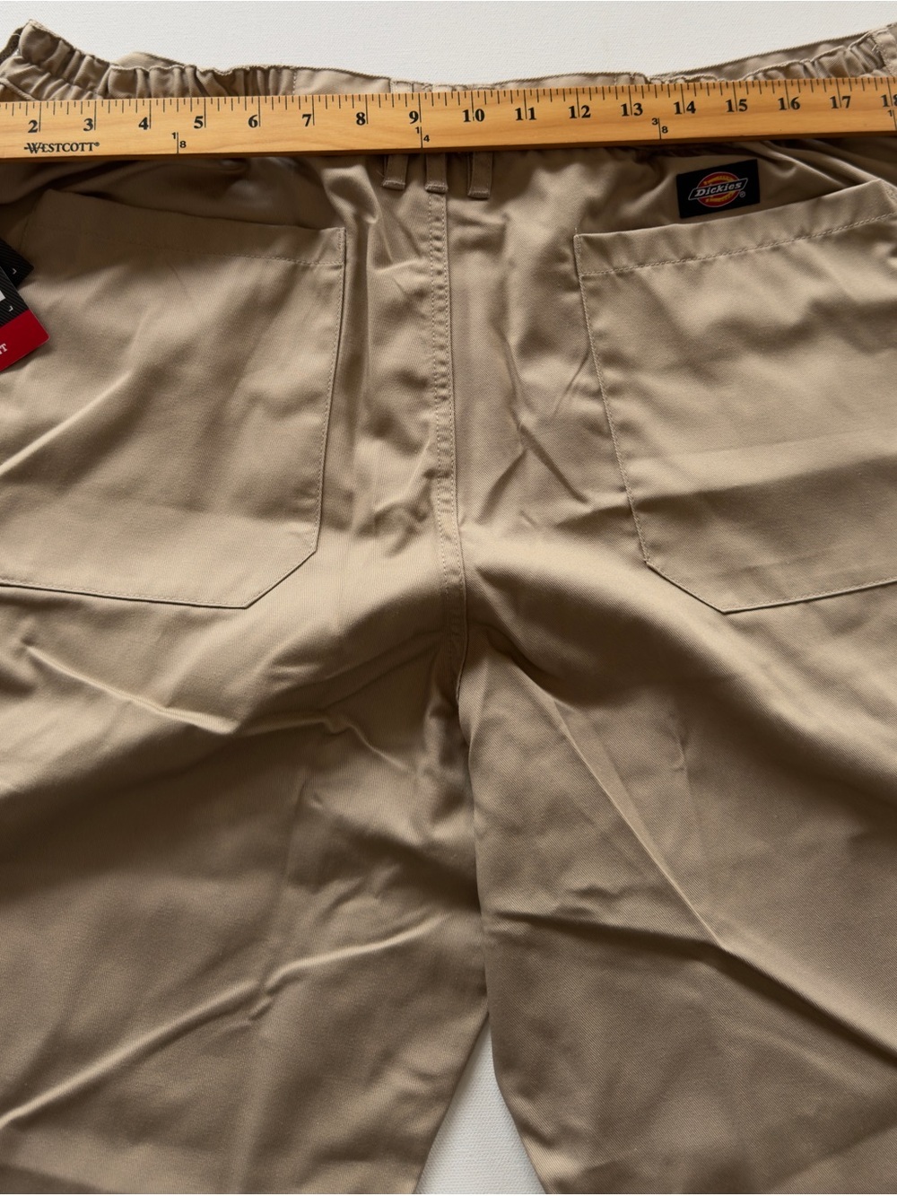 NWT Men's Dickies Classic Khaki Chef Pant DC 16 Tan Elastic Back Waist Size XL - Picture 9 of 15